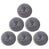 Stainless Steel Washing Up Brush, Reusable Washing Up Sponge, 6 Pieces, Ergonomic Stainless Steel Sponge for Pots, Pans, Dishes, Cooker, Sink, Home, Bathroom, Camping, Outdoor view 1