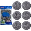 Stainless Steel Scrubber Scratch-Resistant, Heat-Resistant, Ergonomic, view 1