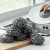 Stainless Steel Scrubber Scratch-Resistant, Heat-Resistant, Ergonomic, view 3
