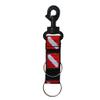 DXEHSEUY Scuba Diving Fin Mask Gear Holder Keeper Lanyard Strap with Safety Clip HY11, Black+Red view 1