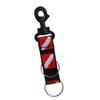 DXEHSEUY Scuba Diving Fin Mask Gear Holder Keeper Lanyard Strap with Safety Clip HY11, Black+Red view 4