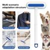 Hair Removal Tool for Animals - Reusable Dog Hair Brush with Long Handle - Reusable Lint Remover for Clothes Carpet Living Room Tiles Bedroom Bed Linen view 4