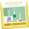 TOYZFRIENDY Children Dinosaur Toothbrush with Soft Silicone Bristles, Small Head Cartoon Kids Oral Toothbrush, Single Pack Individually Wrapped for Boys and Girls Ages 2-6 Random Color view 2