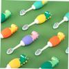 TOYZFRIENDY Children Dinosaur Toothbrush with Soft Silicone Bristles, Small Head Cartoon Kids Oral Toothbrush, Single Pack Individually Wrapped for Boys and Girls Ages 2-6 Random Color view 4
