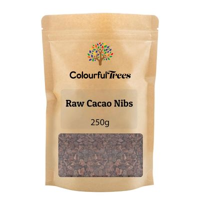 Raw Cacao Nibs 250g by Colourful Trees
