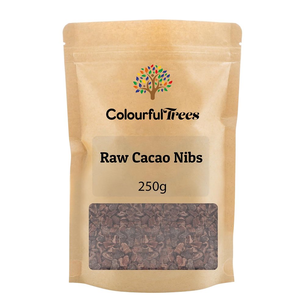 Raw Cacao Nibs 250g by Colourful Trees