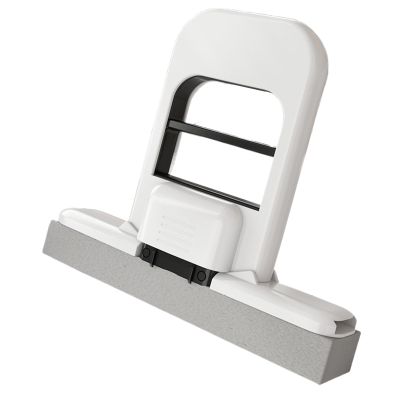 Mini Foldable Desktop Mop, Portable Mini Mop for Small Spaces, Self-Squeeze Sponge Mops Desktop Cleaning Tool, Hands-Free Wet and Dry Use Min-i Cleaning Sponge Mops, for Home Kitchen Bathroom