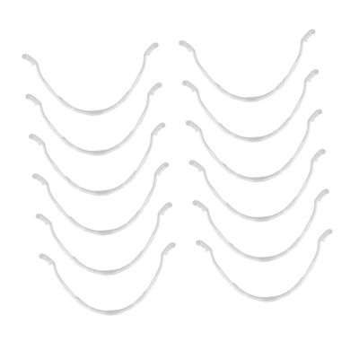 PLAFOPE 12pcs Reusable Inner Holder Strips Made of Lightweight Breathable Face Insert Support Bracket for Comfortable Daily Protection