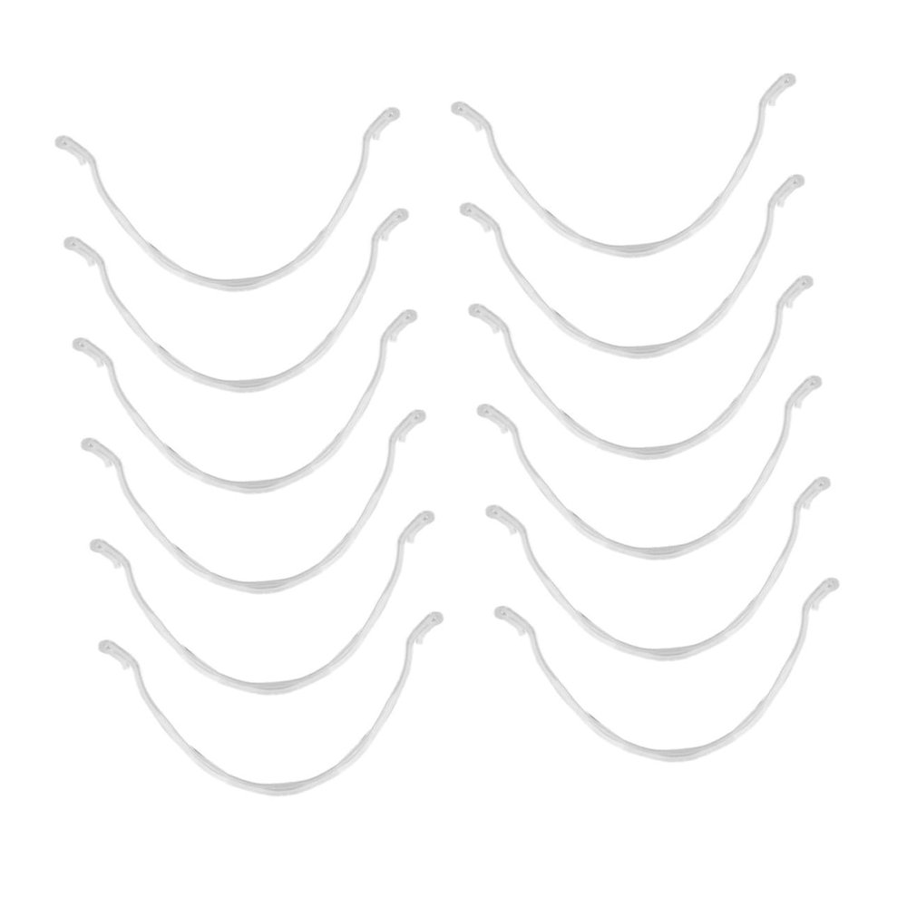 PLAFOPE 12pcs Reusable Inner Holder Strips Made of Lightweight Breathable Face Insert Support Bracket for Comfortable Daily Protection