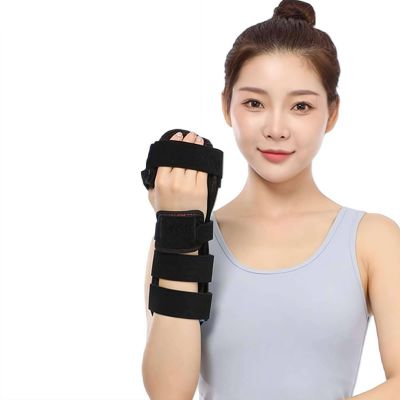 Hand Brace Resting Hand Splint With Finger Separators, Adjustable Wrist Support for Carpal Tunnel, Arthritis, Post-injury Use (Right-S)