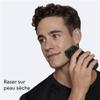 Braun Series 3+ Electric Shaver, 3 Flexible Blades, Powerful MicroComb, Dry Razor for Men, Made in Germany, 3000S, Grey view 3