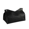 EXKURPOO Tissue box Tissue Box Woven Paper Towel Home Living Room Storage Car Simple Solid Color Dining Removable(Color 1) view 1