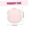VALICLUD Portable Lightweight Cat Claw Contact Lens Box Abs Material for Outdoor and Class Use, Cute Contact-Lens Holder Storage Case for Family Members and Short-sighted Friends view 2