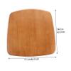 COLLBATH Solid Wood Seat Board Replacement for Bar Stool Banquet Chair view 2