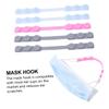 Healvian 5pcs Adjustable Silicone Ear Saver Hooks for Companion Reduces Ear Pressure for Small Comfortable and Flexible Random Color view 2