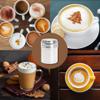 UP ARROW Pumpkin Mug Fall Coffee Gift Set with Burnt Orange Towels Hello Fall Latte Art Stencils Sugar | Cinnamon Shaker, Drawstring Bag Autumn Coffee Essentials view 3