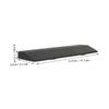 Homoyoyo 3pcs Non-slip Rubber Threshold Ramp for Robot Vacuums and Wheelchairs Modular Flexibility and Versatile Use, Portable Indoor Entry Ramp Suitable for Homes view 2