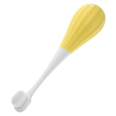 HONITANO Extra Soft Manual Toothbrush for Kids with Practical Soft Bristles and Creative Yellow Design, for Toddlers Aged 2-5 Years