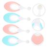 BAZEITFLOW 4pcs Baby Tooth Brush Set for Infant Oral Care with Soft Pp and Pbt Bristles, Comfortable to Hold and Deeply Cleans Gums and Interdental Spaces, for Gentle Teeth Cleaning view 2
