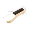 CORHAD Compact and Portable Beach Sand Brush Soft Wood Bristles for Shoes and Clothes Cleaning, Ergonomic Design for Vacation and Outdoor Beach Use view 2