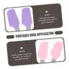 4Pcs Silicone Waxing Spatulas with Ergonomic Design and Non-Slip Handle, Portable Handheld Wax Sticks for Home Hair Removal and Cream Application view 3