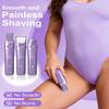 Bikini Trimmer Women Lady Shavers for Women Body Hair Trimmer for Bikinis Legs Pubic Hair Bikinis Trimmer for Womens,Electric Shaver for Womens,Ceramic Blades IPX7 Washable Head,Wet and Dry Use Purple view 3