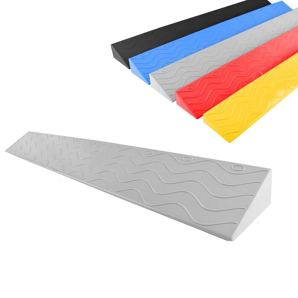 4,9.5cm,Threshold Ramps for Doorways, Non-Slip Wheelchair Ramp Portable Kerb Ramp Step Mat, Door Threshold Wheelchair Ramp for Sweeping Robot, Stairs, Scooters