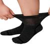 ZFSOCK Diabetic Socks for Women and Men: Bamboo Soft Top Wide Socks with Seamless Toe - Non Elasticated Loose Fitting for Swollen Feet Edema Pregnant Elderly Size 9-11 1 Pair Black view 1