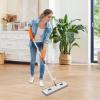 Flat Mop - 16.54 Inches Large Scraper for Floor, Flat with Long Handle, Cleaning Tool for Hardwood, Tile, Carpet, Bathroom, Garage, Apartment, Dormitory, Home, Living Room, Bedroom view 3