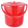 Chamber Pot : Plastics Urine Bucket Portable Toilets Chamber Pot Urine Bowl Spittoons Potty Urinal Urine Bucket with Lids and Handle for Children Pregnant Woman Adults Use view 1