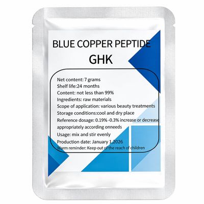 99% GHK-Cu Copper Peptide Powder CAS 49557-75-7 7g pack