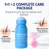 3 PCS Razor Bump Smoothing Solution Ingrown Hair Serum with BHA AHA PHA, Razor Bumps Oil Lotion for Underarms, Bikini Line, Legs,Ingrown Hair Removal Kit with Travel Razor Roller Ingrown Tonic view 4