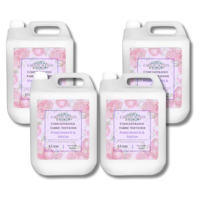 Earth's Scents Pomegranate & Freesia Fabric Conditioner 4 x 5 Litre