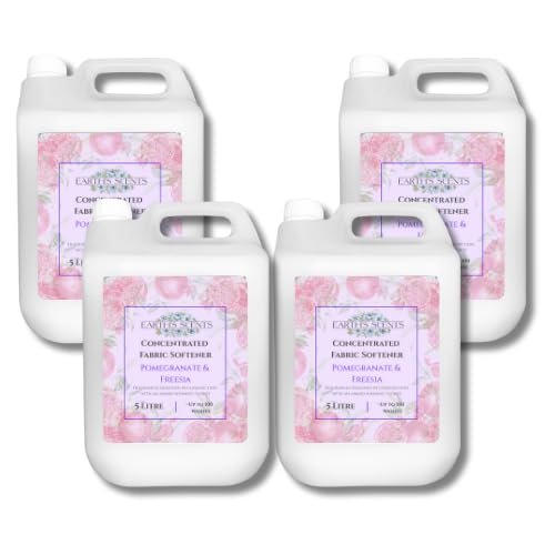 Earth's Scents Pomegranate & Freesia Fabric Conditioner 4 x 5 Litre