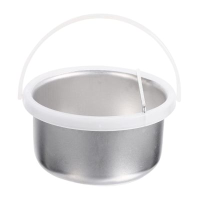 AKOOSY Sturdy Aluminium Wax Melting Pot Replacement Container for Wax Melting Machine with Handle Reliable and Easy to Clean for Efficient Hair Removal