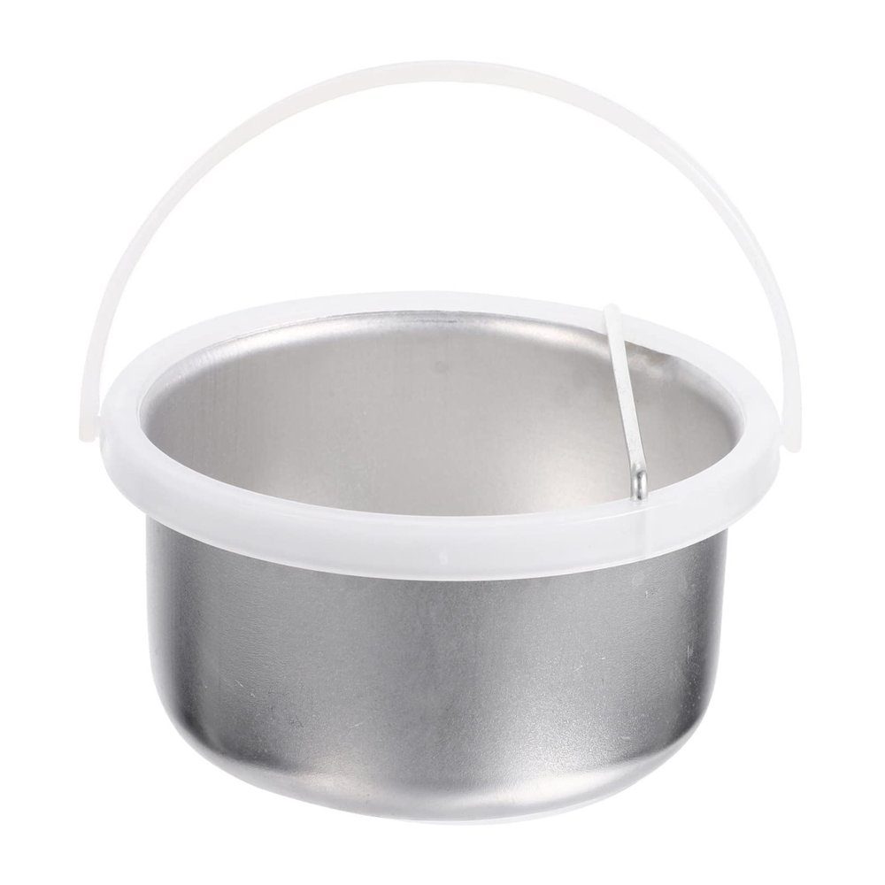 AKOOSY Sturdy Aluminium Wax Melting Pot Replacement Container for Wax Melting Machine with Handle Reliable and Easy to Clean for Efficient Hair Removal