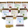 Jaivik Uttarakhand - Herbal Tea Gift Pack (10 Count, 56.7g, Lavender, Blue Pea, Chamomile, Rose Petals, Lemongrass, Rosemary, Jasmine, Hibiscus, Rhododendron, Nettle Leaf Tin Can) view 1