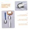 WEKAMOS Household Cleaning Brush for Shoes with Long Handle, Soft Bristles Plastic Washing Brush for Sneakers and Laundry, White, Multipurpose Shoe Scrub Tool for Home Cleaning view 4