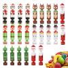 EUBEISAQI Christmas Party Crackers - 24 Piece Christmas Crackers with Prizes for Adults - Holiday Supplies Ornaments Table Decor for Kids Boys Girls Family