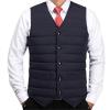 Down Vest 6/7/8XL Plus Size Mens Down Vest Jacket Men Autumn Warm Sleeveless Jackets Male Winter Casual Waistcoat(Blue,XXXL) view 1