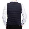 Down Vest 6/7/8XL Plus Size Mens Down Vest Jacket Men Autumn Warm Sleeveless Jackets Male Winter Casual Waistcoat(Black,M) view 4