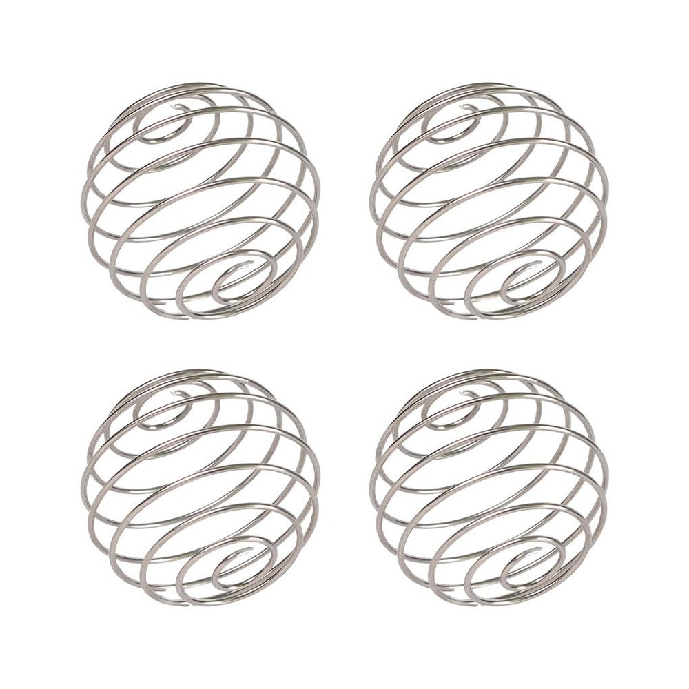 4pack/lot Durable Stainless Shaker Ball for Efficient Protein Mixing in Bottles Stainless Steel Stainless Mixing Protein 5.2cm*4.5cm