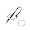 304 Stainless Steel Hollow Eye Pin, Rounded Design, Metal LD-054 (UK-D41) (LD-054) view 1