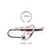 304 Stainless Steel Hollow Eye Pin, Rounded Design, Metal LD-054 (UK-D41) (LD-054) view 2