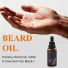 DUAIU Beard Grooming Kit for Men, 7 in 1 Beard Growth Kit with Natural Beard Oil & Balm, Beard Brush, Comb, Scissors - Christmas, Valentines & Birthday Gifts for Men, Dad, Him view 3