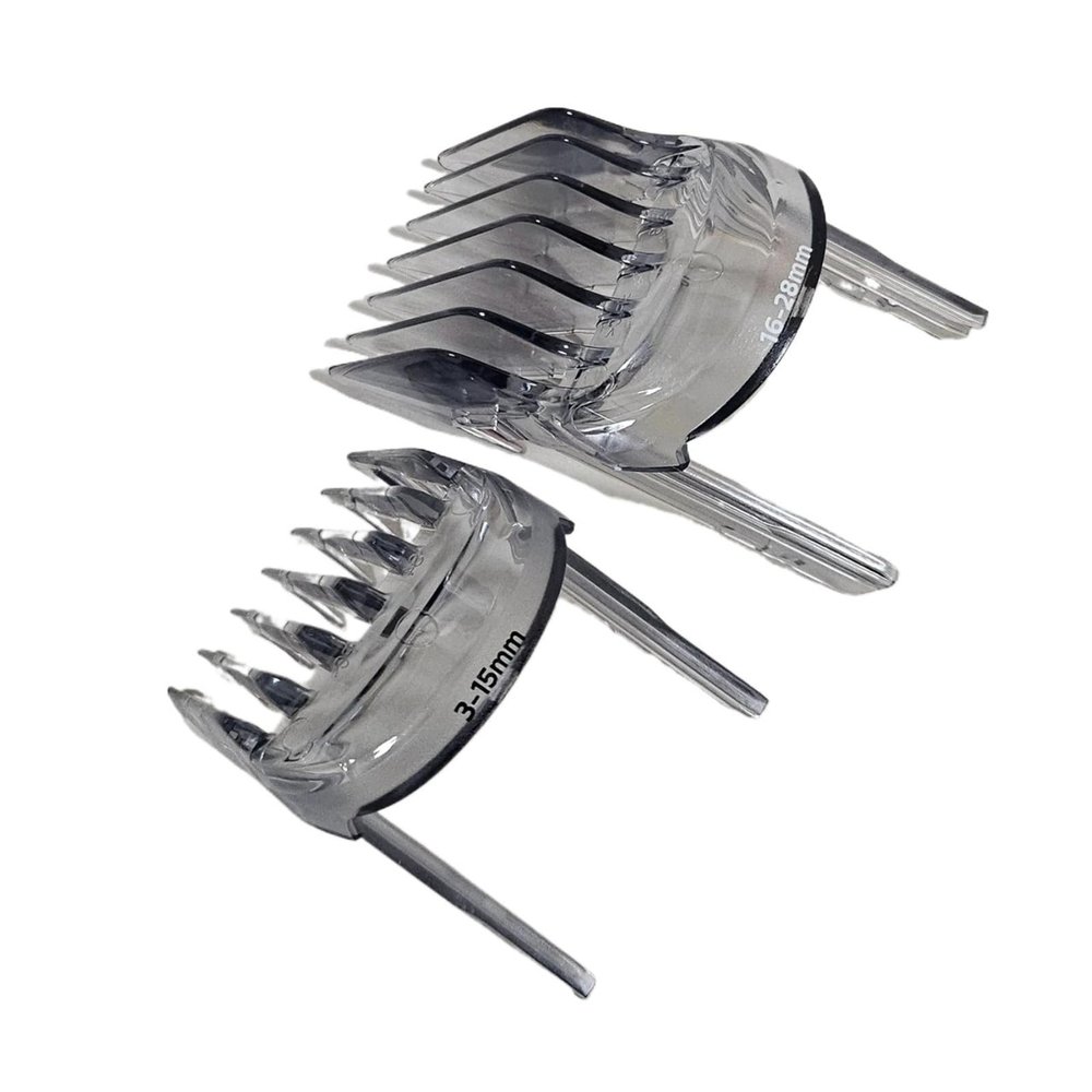 Compatible For Philips, HC5610 HC5630 HC5632 HC5690 HC5691 HC7650 Comb Hair Trimmer Replace Electric Shaver Head Clipper Comb 3-15mm,16-28mm(2pcs)