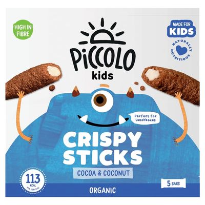 Piccolo Organic Cocoa & Coconut Crispy Sticks 5 x 25g