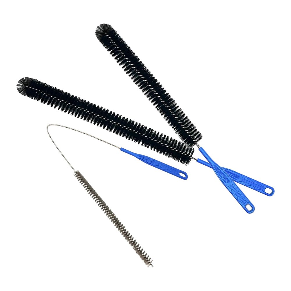 Ergonomic Drain Brush - Sewer Cleaner for Sink & Toilet Use | Durable Nylon and Stainless Steel with Grip Handle, Ideal for Clearing Hair Garbage Clogs in Kitchen Bathroom Bathtub and Outdoors