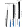 Ergonomic Drain Brush - Sewer Cleaner for Sink & Toilet Use | Durable Nylon and Stainless Steel with Grip Handle, Ideal for Clearing Hair Garbage Clogs in Kitchen Bathroom Bathtub and Outdoors view 2