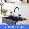 Ergonomic Drain Brush - Sewer Cleaner for Sink & Toilet Use | Durable Nylon and Stainless Steel with Grip Handle, Ideal for Clearing Hair Garbage Clogs in Kitchen Bathroom Bathtub and Outdoors view 4